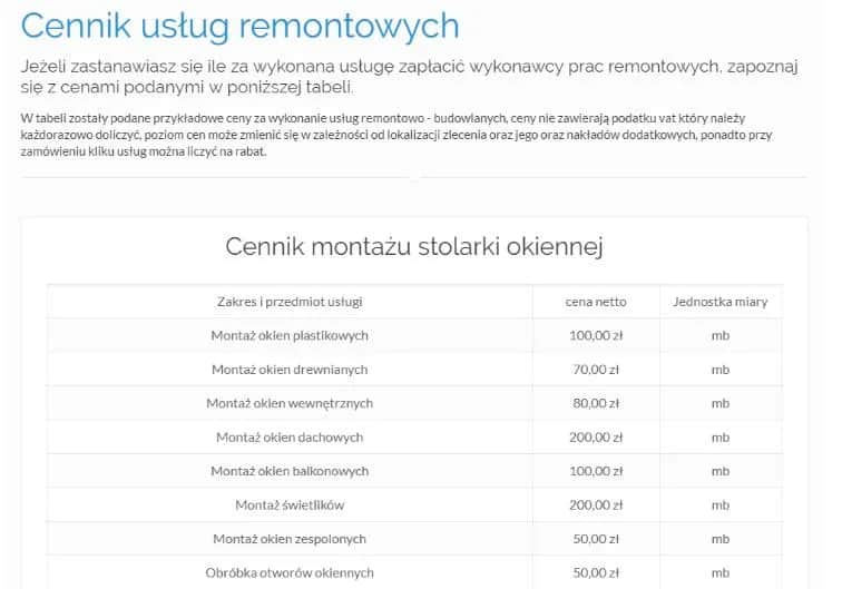 Cennik usług wykończeniowych: aktualne ceny i porady
